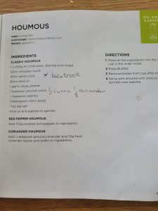 Recipe for Beetroot humous
